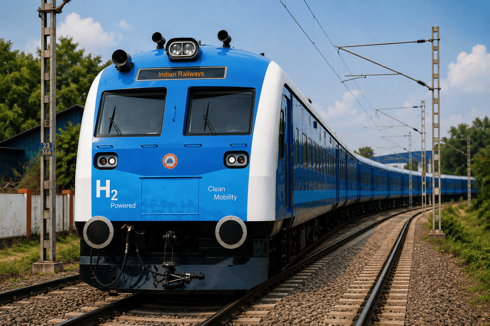 Indian Railways Targets 35 Hydrogen Trains for Hilly Heritage Routes