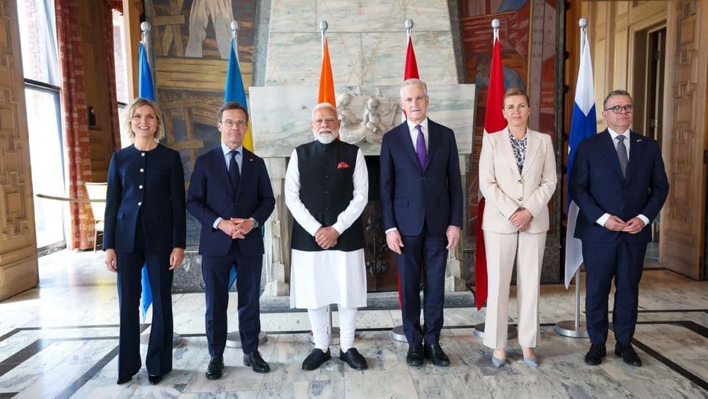 India, Nordic Nations to Upgrade Ties into Green Technology Strategic Partnership