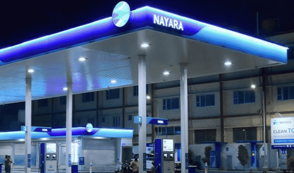Nayara Energy cuts petrol by ₹5 per litre, diesel by ₹3 per litre across 7,000+ fuel stations.