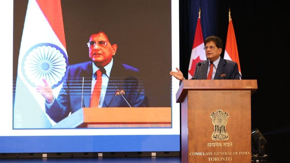 Union Minister Piyush Goyal Pushes India-Canada Strategic Investment Partnerships in Clean Energy, Technology Sectors