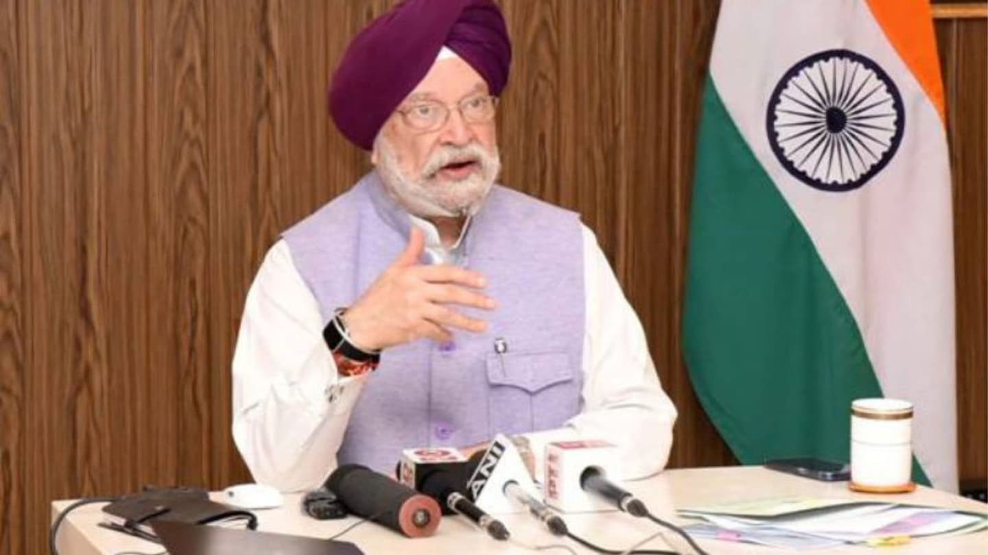 India Cuts Reliance on Hormuz Oil Route as Non-Gulf Sourcing Jumps to 70%, Union Minister Hardeep Singh Puri told Parliament